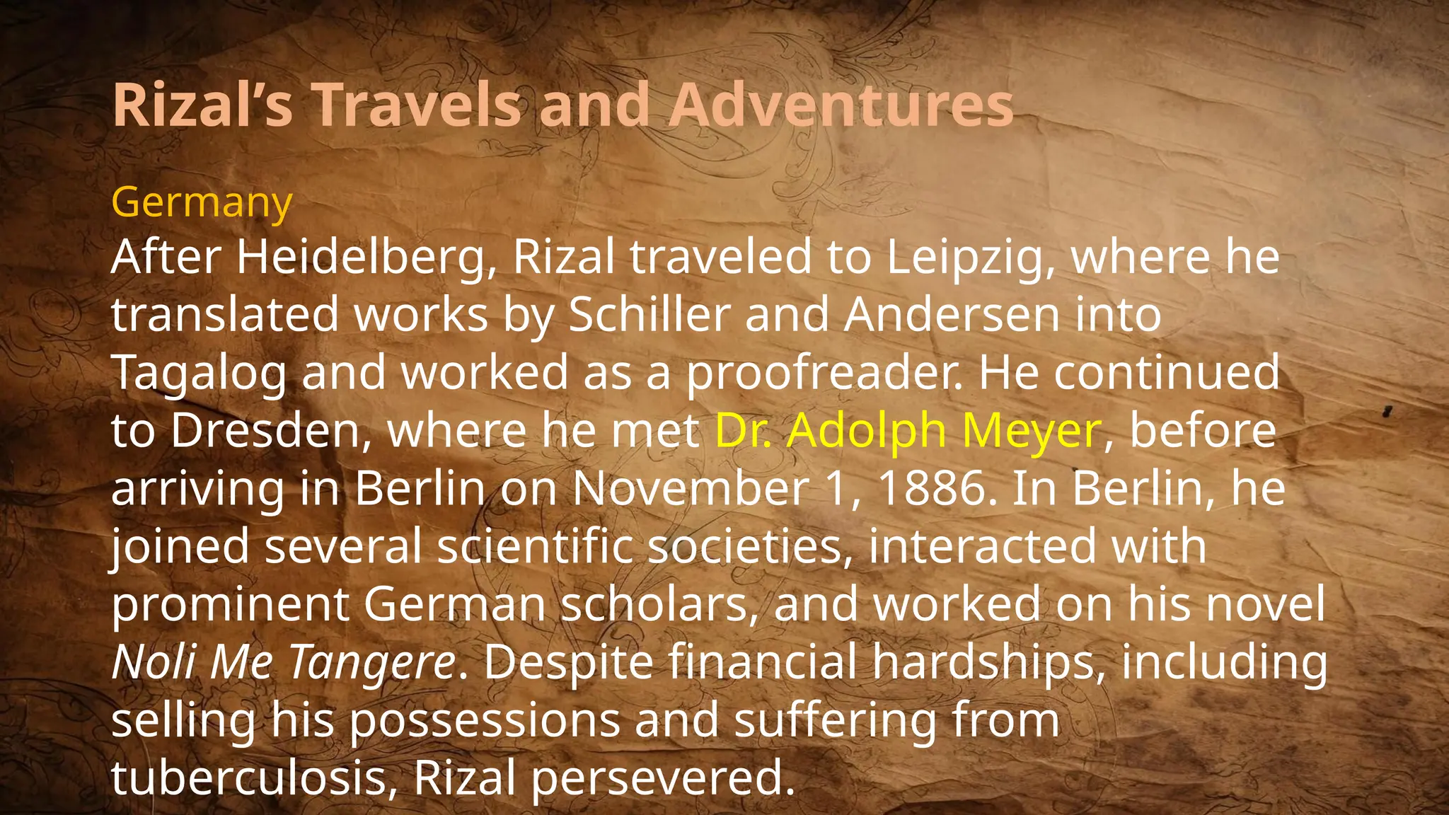 RIZAL’S LIFE ABROAD POWERPOINT PRESENTATTION | PPTX