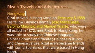RIZAL’S LIFE ABROAD POWERPOINT PRESENTATTION | PPTX
