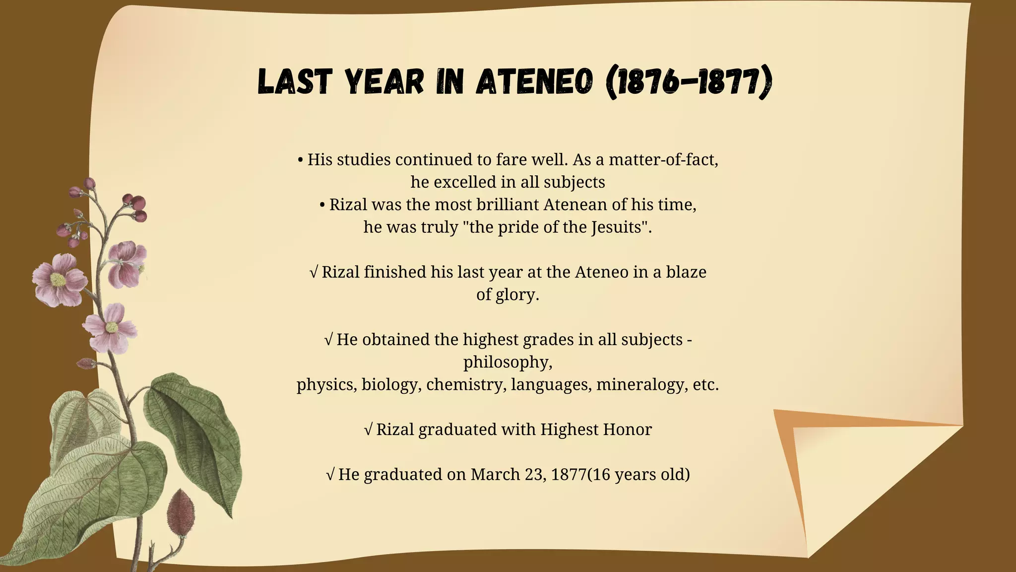 Rizal's Life Higher Education & Life Abroad | PDF