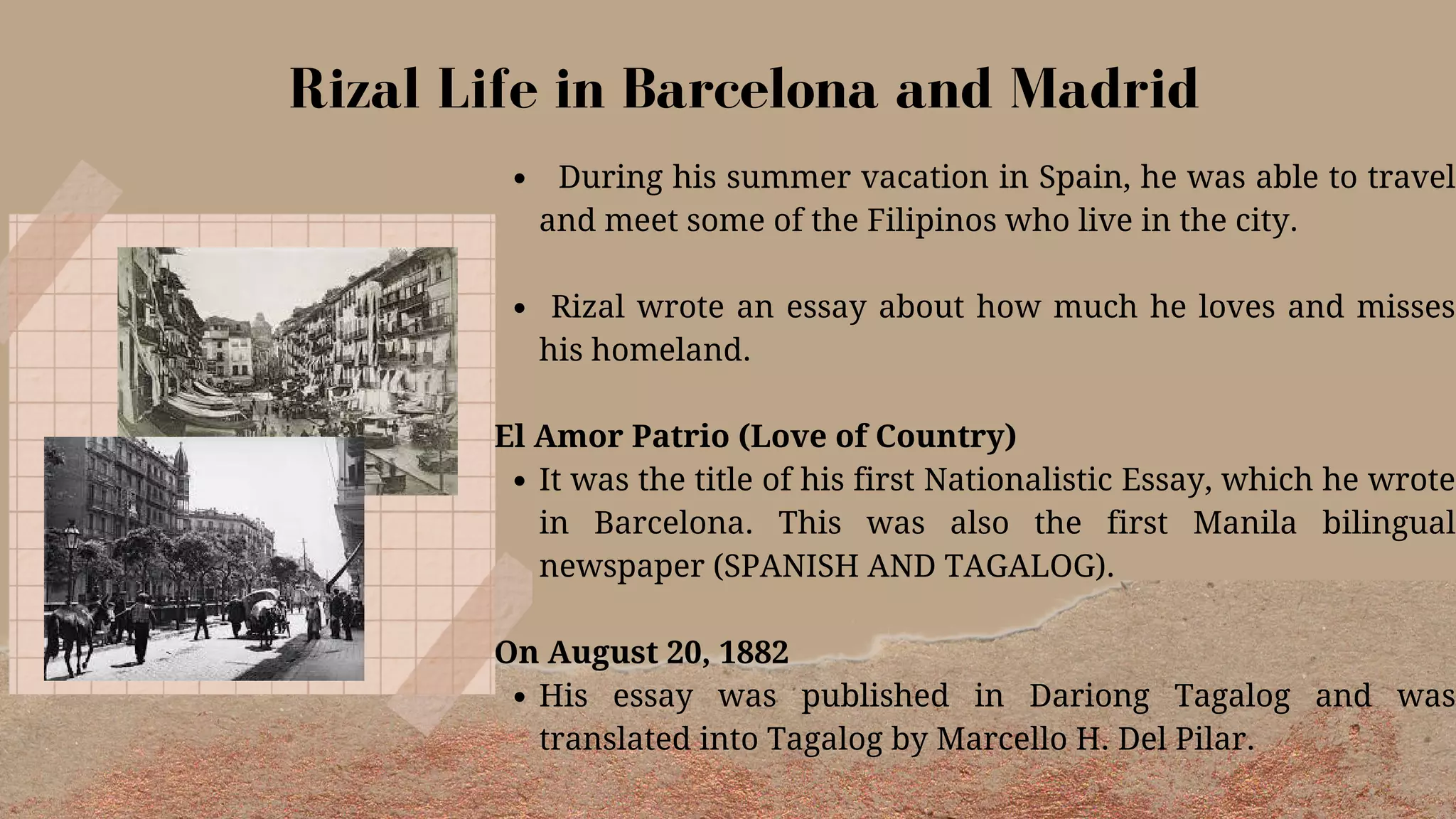 Rizal's Life Higher Education & Life Abroad | PDF