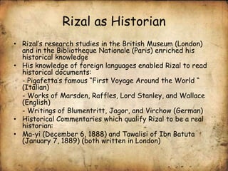 Research Rizal Rizal's sojurn in paris | PPTX
