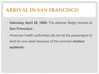 Rizal’s visit to united states 1888 | PPTX