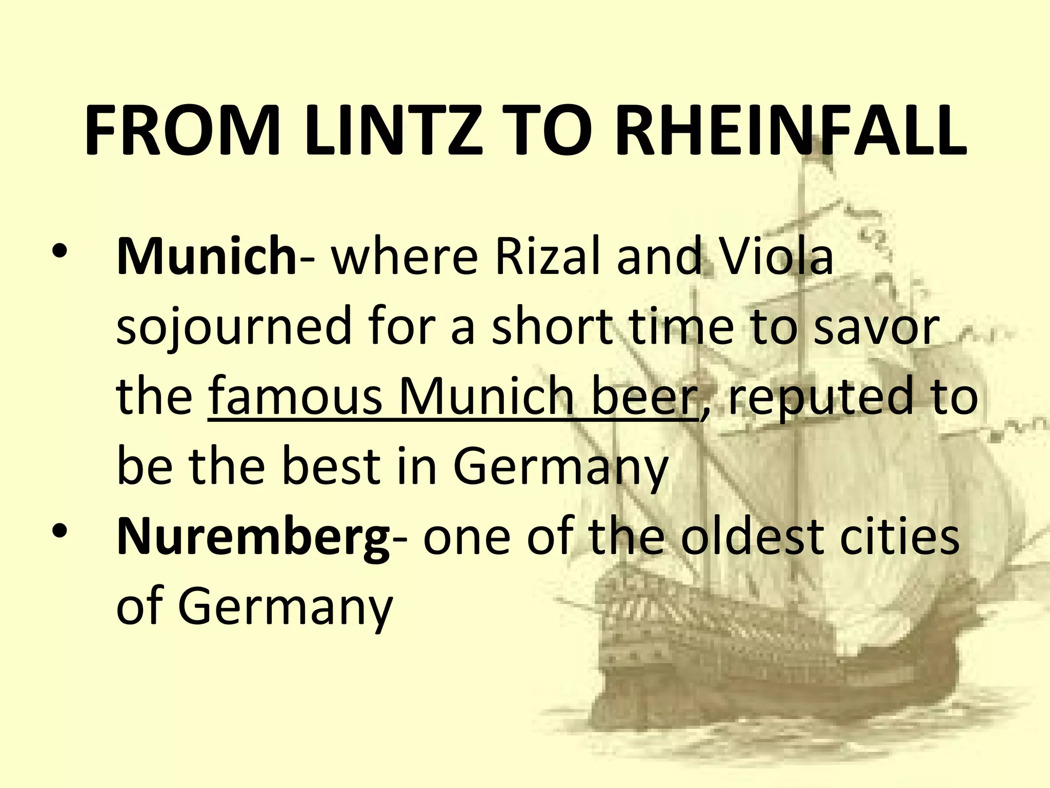 Rizal first trip abroad | PPT