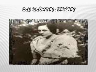 PAZ MÁRQUEZ-BENÍTEZ
 