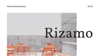 Minimal Clean Business 01/30
Rizamo
 