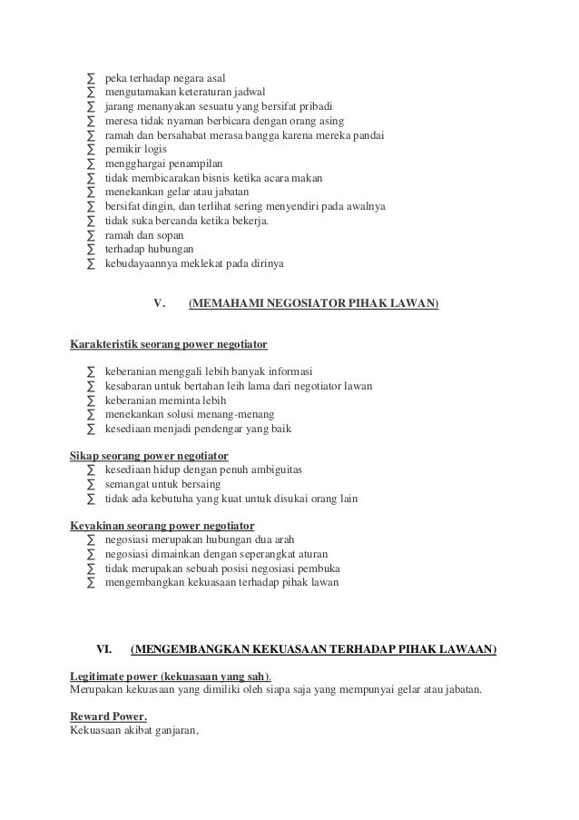 Tugas Resume Seni Negosiasi