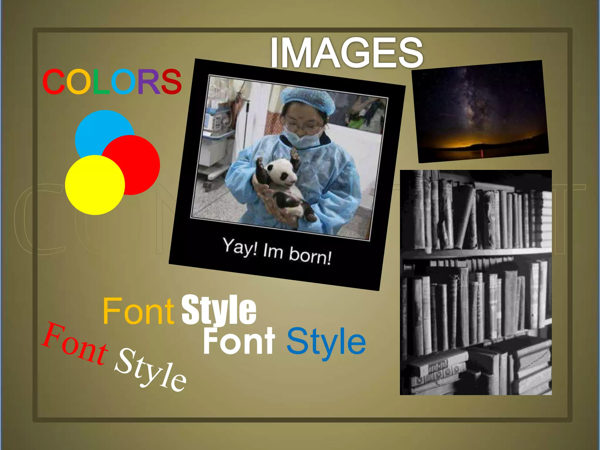 Font Style
Font Style
COLORS
 