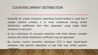 Solvent Extraction by Rashmi Joshi | PPTX