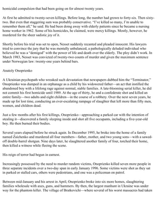 The serial killer files