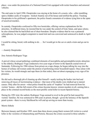 The serial killer files