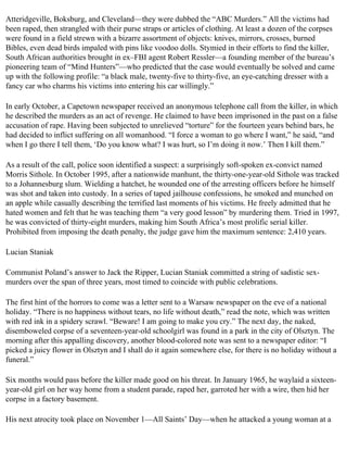 The serial killer files