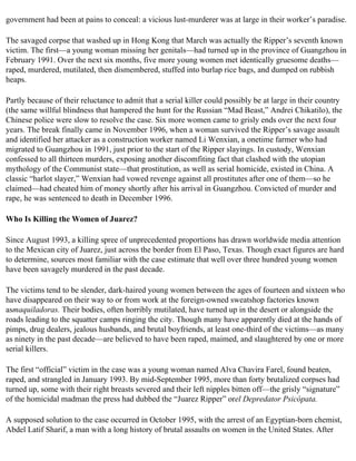 The serial killer files