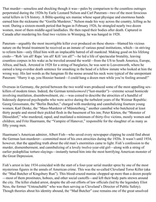 The serial killer files