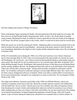 The serial killer files