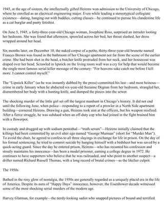 The serial killer files