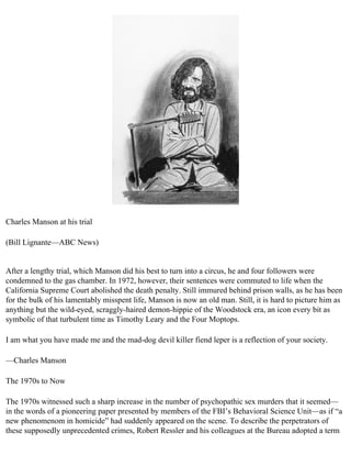 The serial killer files