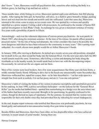 The serial killer files