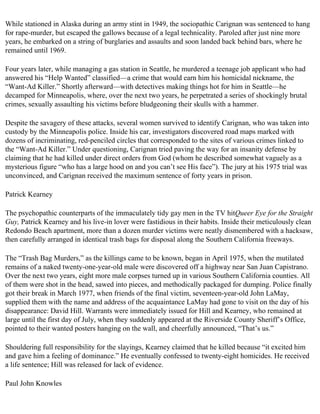 The serial killer files