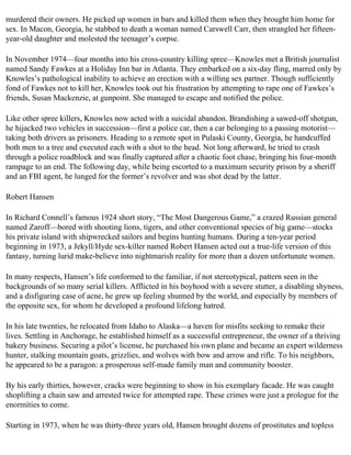 The serial killer files