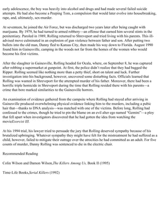 The serial killer files