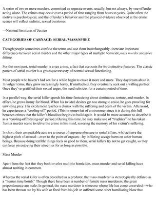 The serial killer files