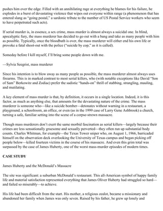 The serial killer files