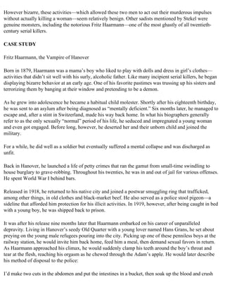 The serial killer files