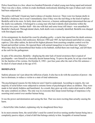 The serial killer files