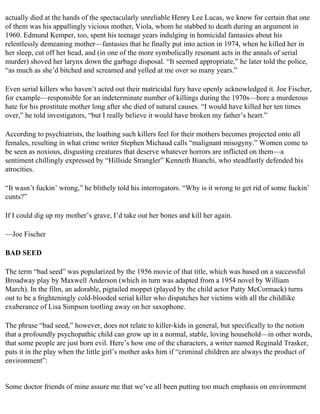 The serial killer files