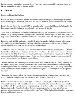 The serial killer files