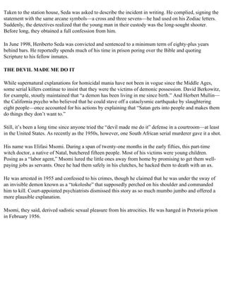 The serial killer files