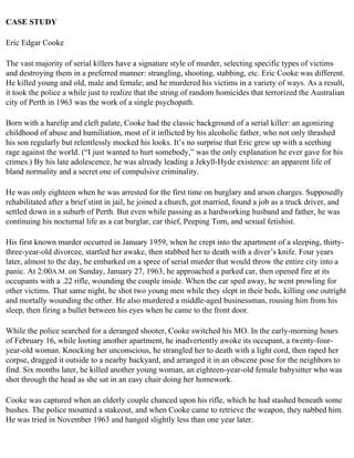 The serial killer files