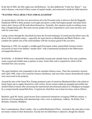 The serial killer files