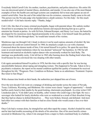 The serial killer files