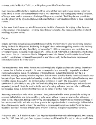 The serial killer files