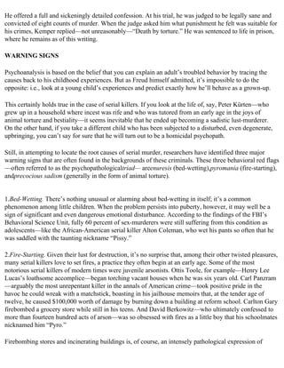 The serial killer files