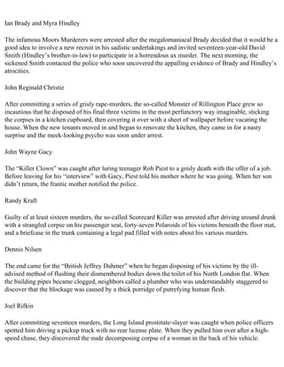 The serial killer files