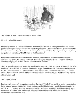 The serial killer files