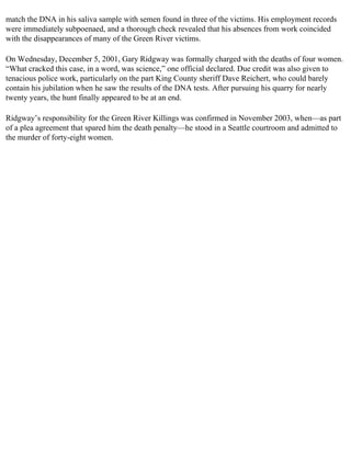 The serial killer files