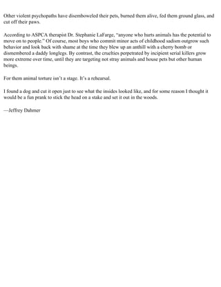 The serial killer files