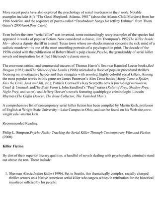 The serial killer files