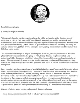 The serial killer files