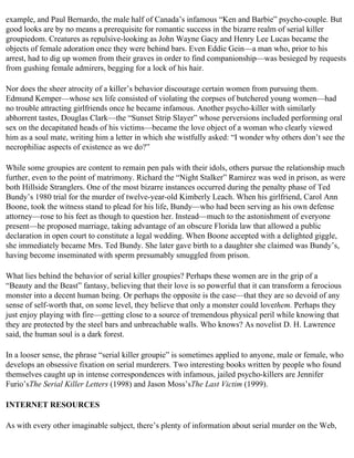 The serial killer files