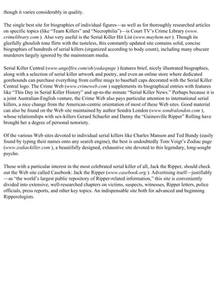 The serial killer files