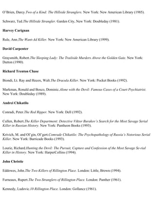 The serial killer files