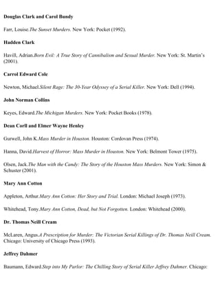 The serial killer files