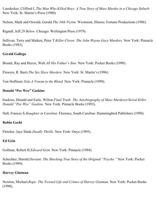 The serial killer files