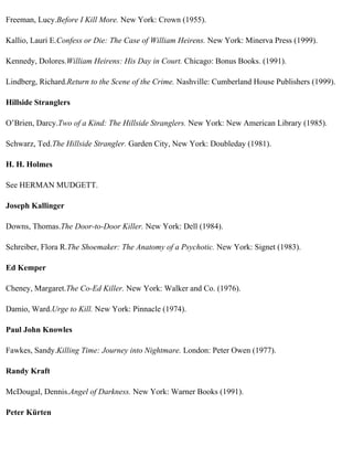 The serial killer files