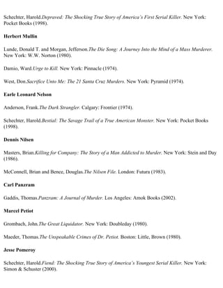 The serial killer files