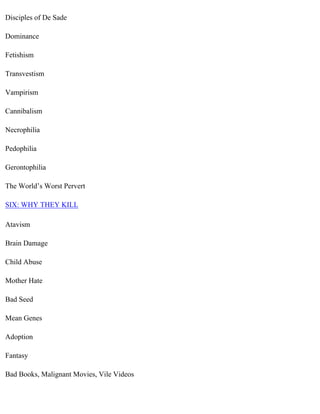 The serial killer files